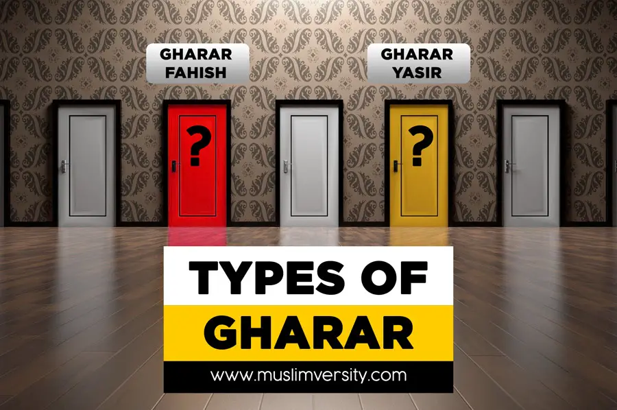 types of gharar fahish yasir